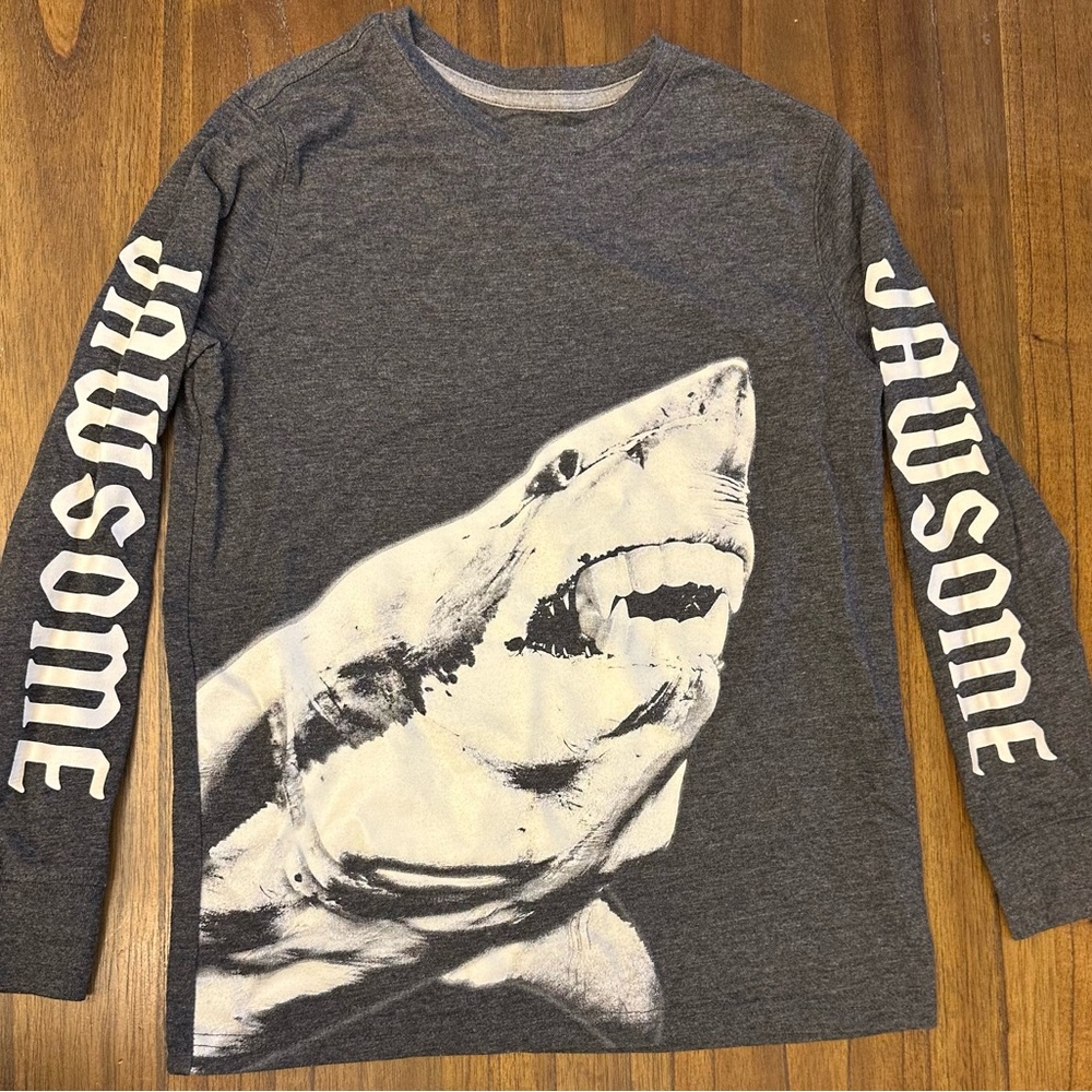 Glow in the dark long sleeve boys Old Navy shark